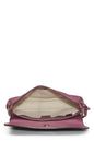 Gucci,  Purple Grained Leather Soho Chain Flap Crossbody, Purple
