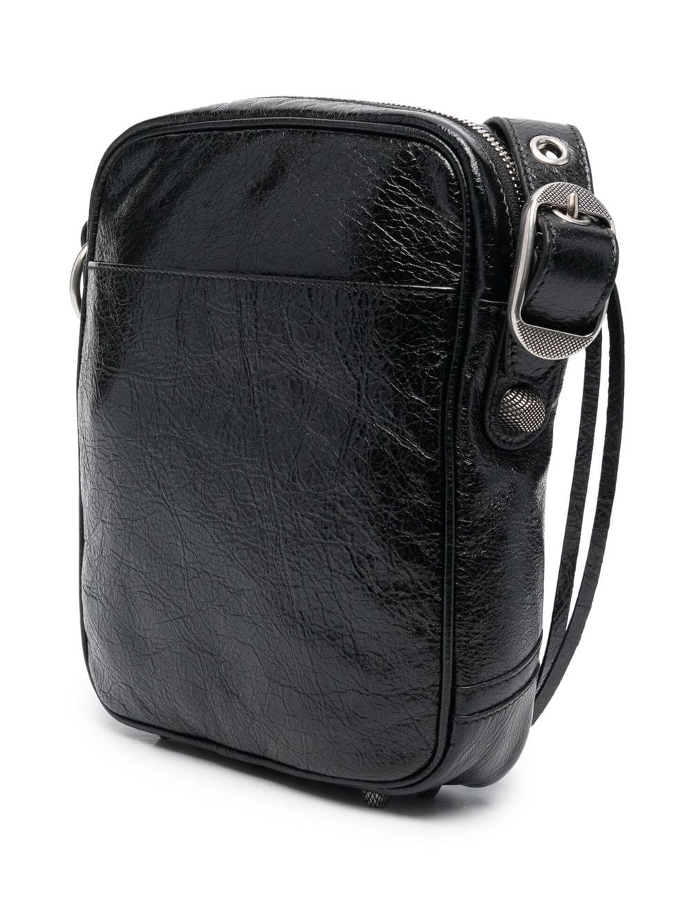 LE CAGOLE LEATHER CROSSBODY BAG