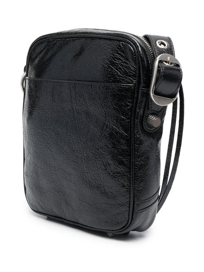 LE CAGOLE LEATHER CROSSBODY BAG
