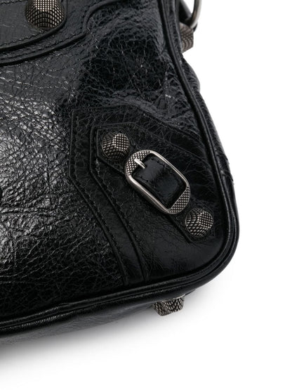 LE CAGOLE LEATHER CROSSBODY BAG