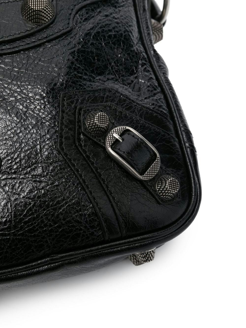 LE CAGOLE LEATHER CROSSBODY BAG