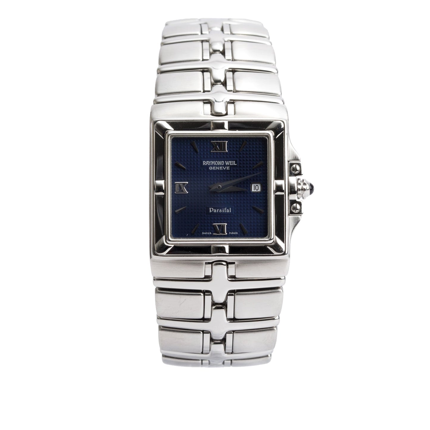 Raymond Weil Stainless Steel Parsifal Watch Blue Dial 9391