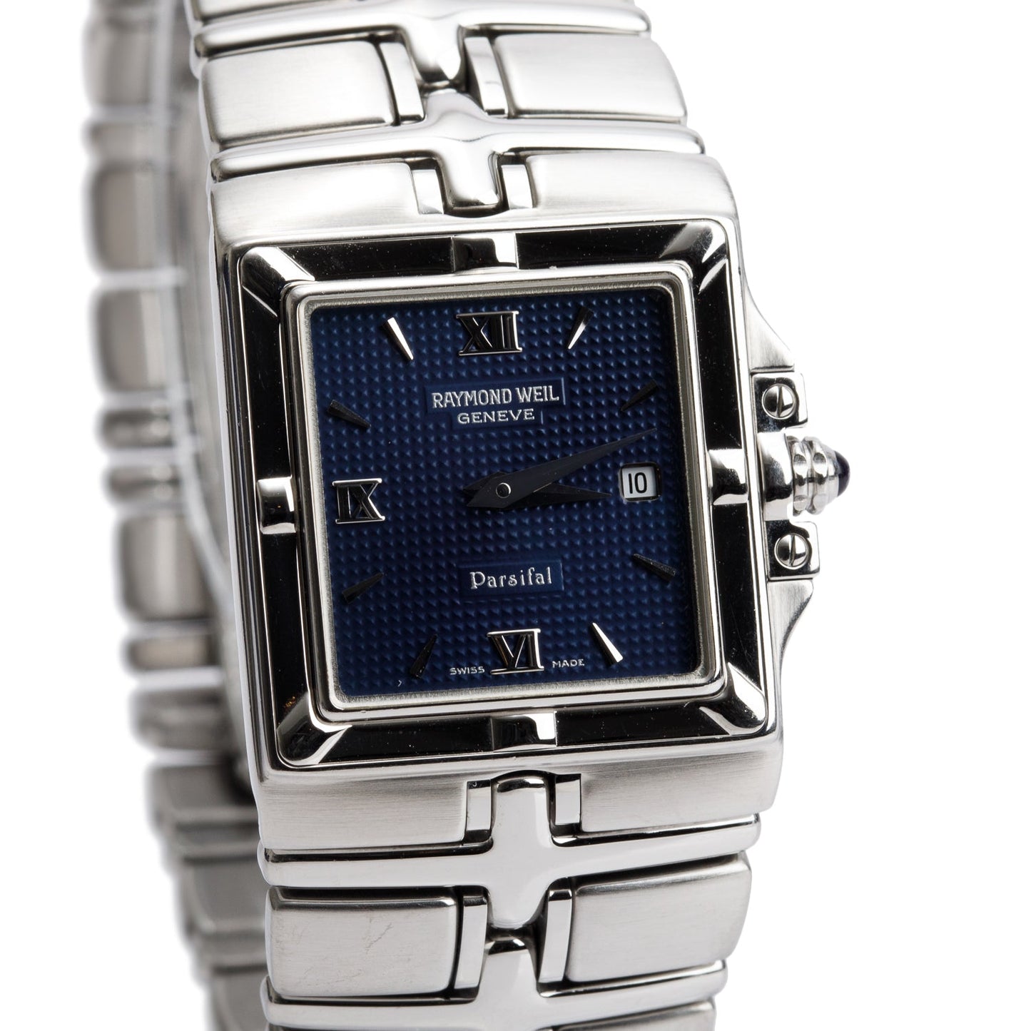 Raymond Weil Stainless Steel Parsifal Watch Blue Dial 9391