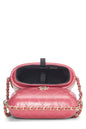 Chanel,  Pink Calfskin Crossbody Chain Phone Holder, Pink