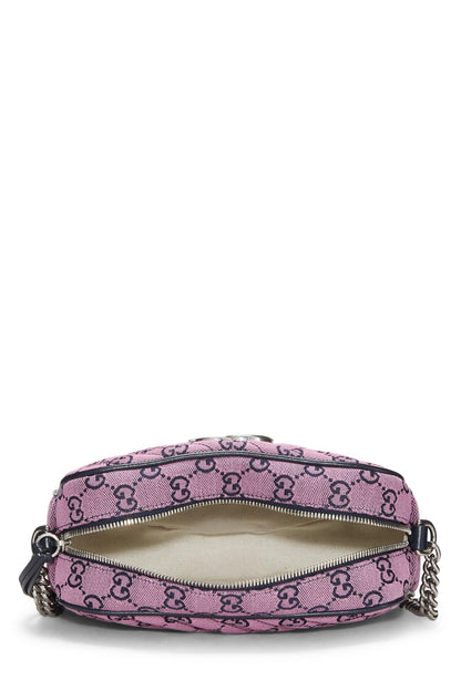 Gucci,  Pink Original GG Canvas Marmont Crossbody Small, Pink