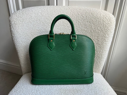 Louis Vuitton Alma PM Green Epi