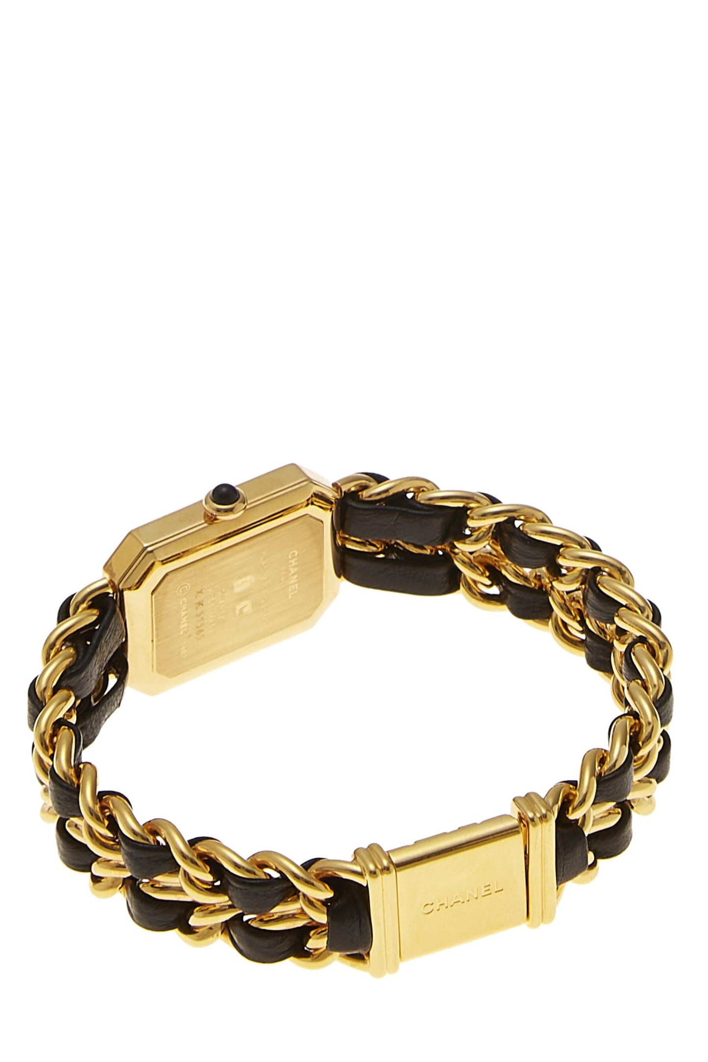Chanel,  Black & Gold Premiere Watch Large, Black