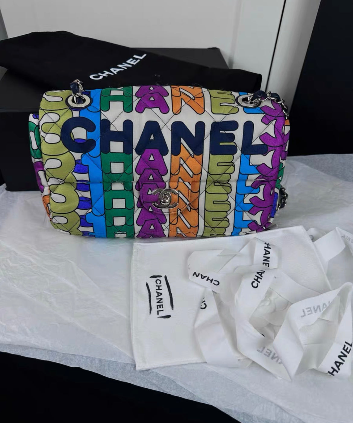 Chanel Quilted Gold Shoulder Bag