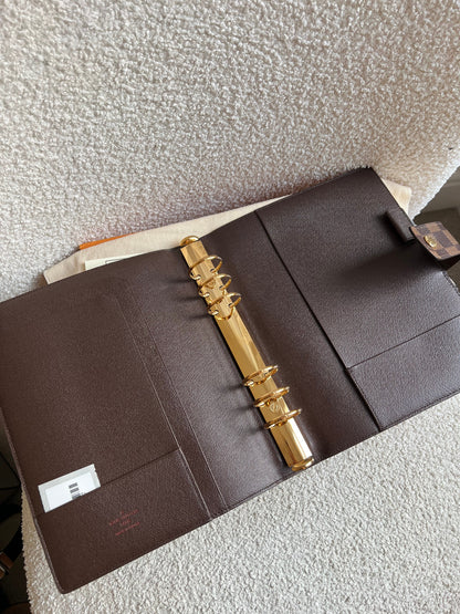 Louis Vuitton Damier Ebene Large Ring Agenda Cover (RRP £595)
