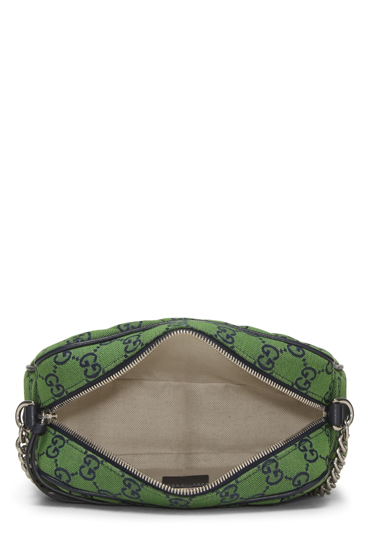 Gucci,  Green Original GG Canvas Matelassé Marmont Crossbody Small, Green