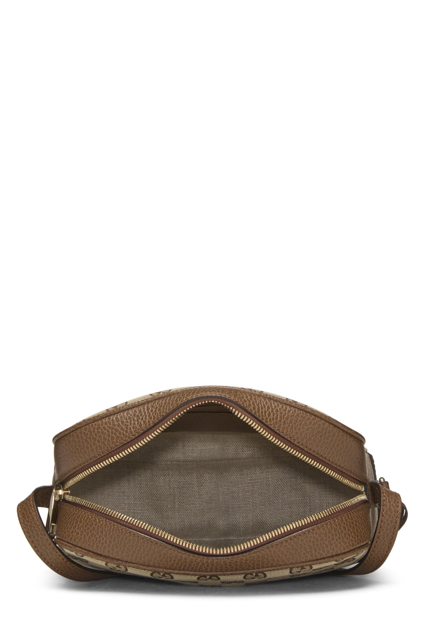 Gucci,  Brown Original GG Canvas Bree Crossbody, Brown