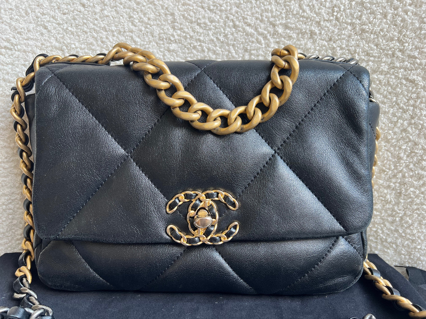 Chanel Small 19 in Black Lambskin (RRP £5,590)
