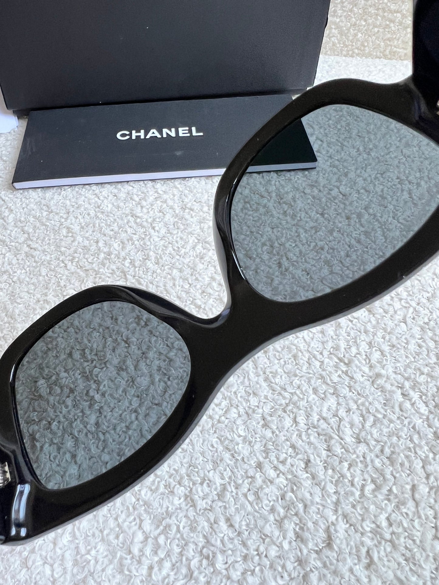 Chanel Black Embellished Sunglasses (RRP £640)