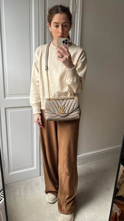 Louis Vuitton Taupe New Wave Chain Bag MM (RRP £2310)