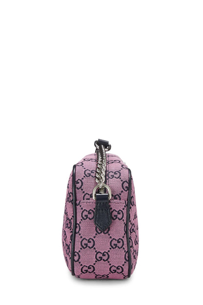 Gucci,  Pink Original GG Canvas Marmont Crossbody Small, Pink