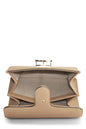 Gucci,  Beige Leather Interlocking Crossbody, Beige