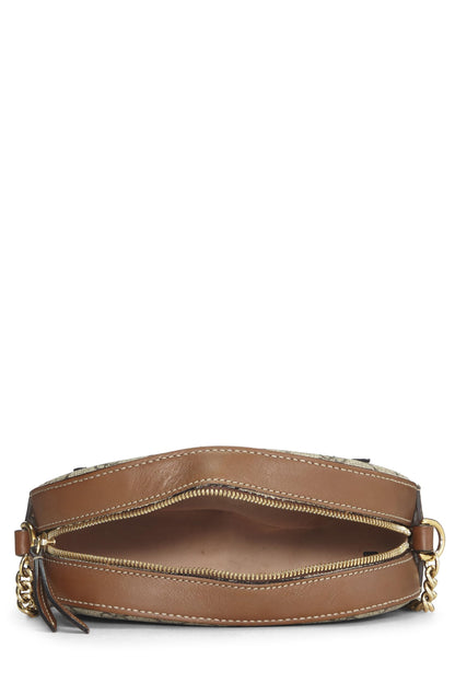 Gucci,  Original GG Supreme Canvas Floral Crossbody Bag Mini, Brown