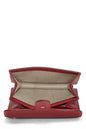 Gucci,  Red Leather Interlocking GG Crossbody, Red