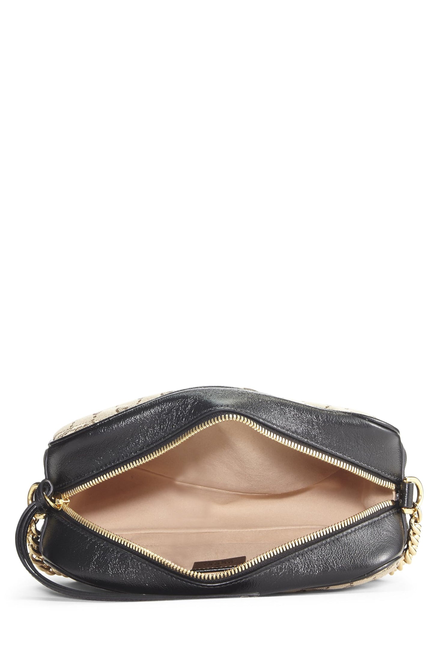 Gucci,  Black Original GG Canvas Marmont Crossbody Small, Black