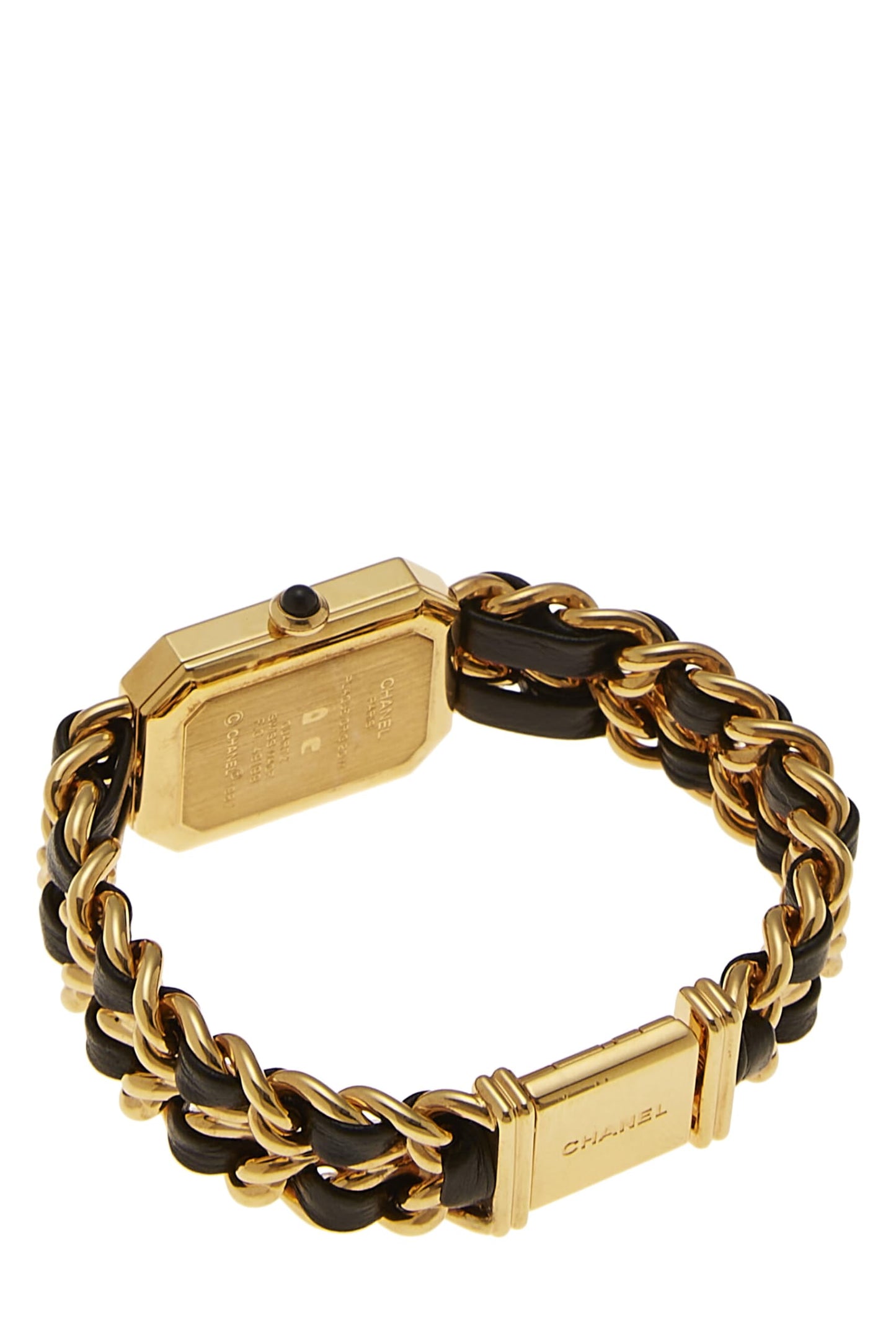 Chanel,  Black & Gold Premiere Watch Medium, Black