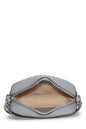 Gucci,  Grey Leather GG Marmont Crossbody Mini, Grey
