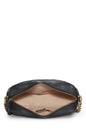 Gucci,  Black Leather GG Marmont Crossbody Small, Black