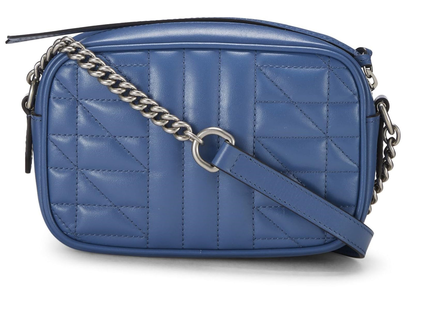 Gucci,  Blue GG Marmont Crossbody Mini, Blue
