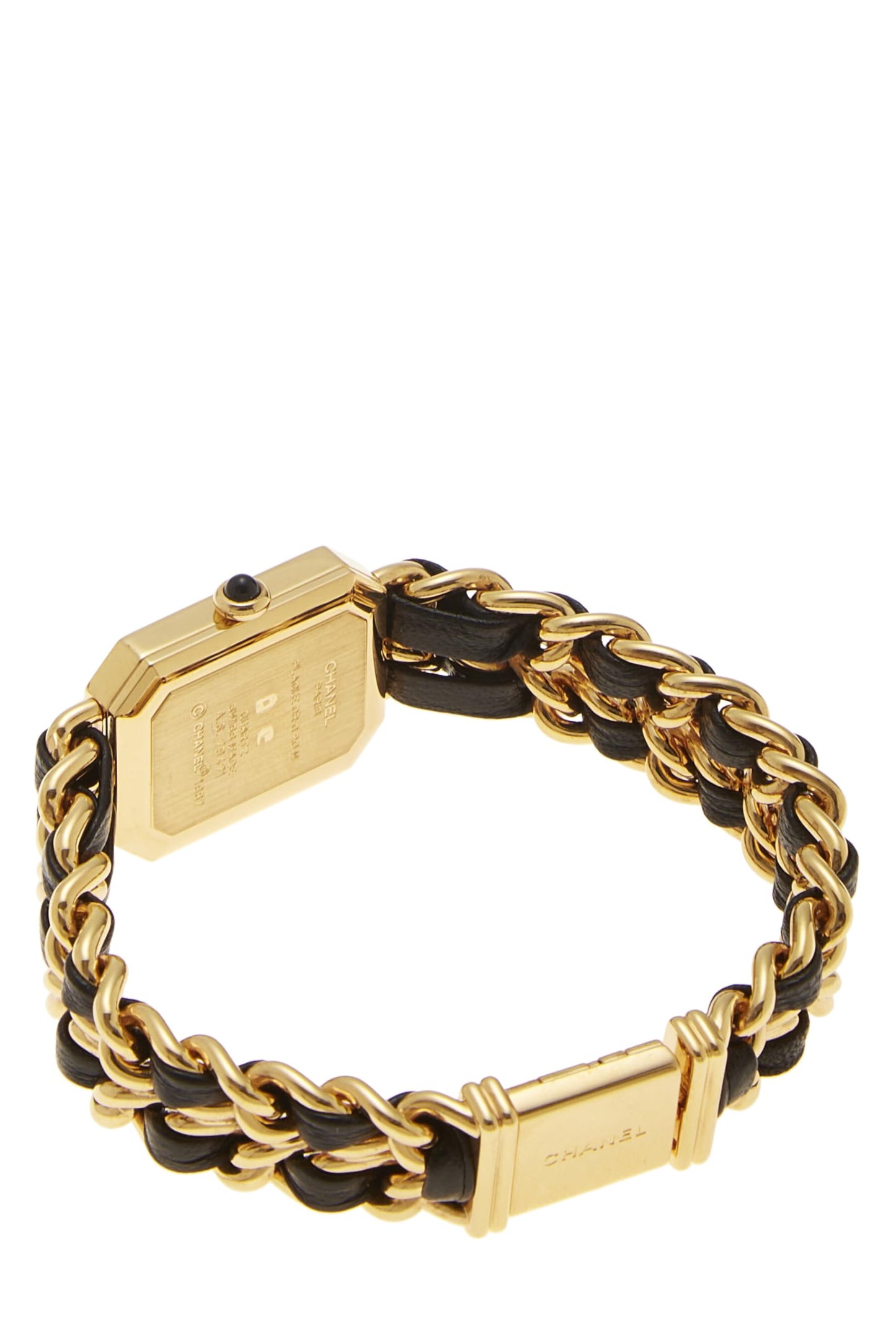 Chanel,  Black & Gold Premiere Watch Large, Black