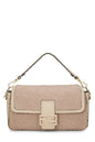 Fendi,  Pink Shearling Baguette Crossbody, Pink