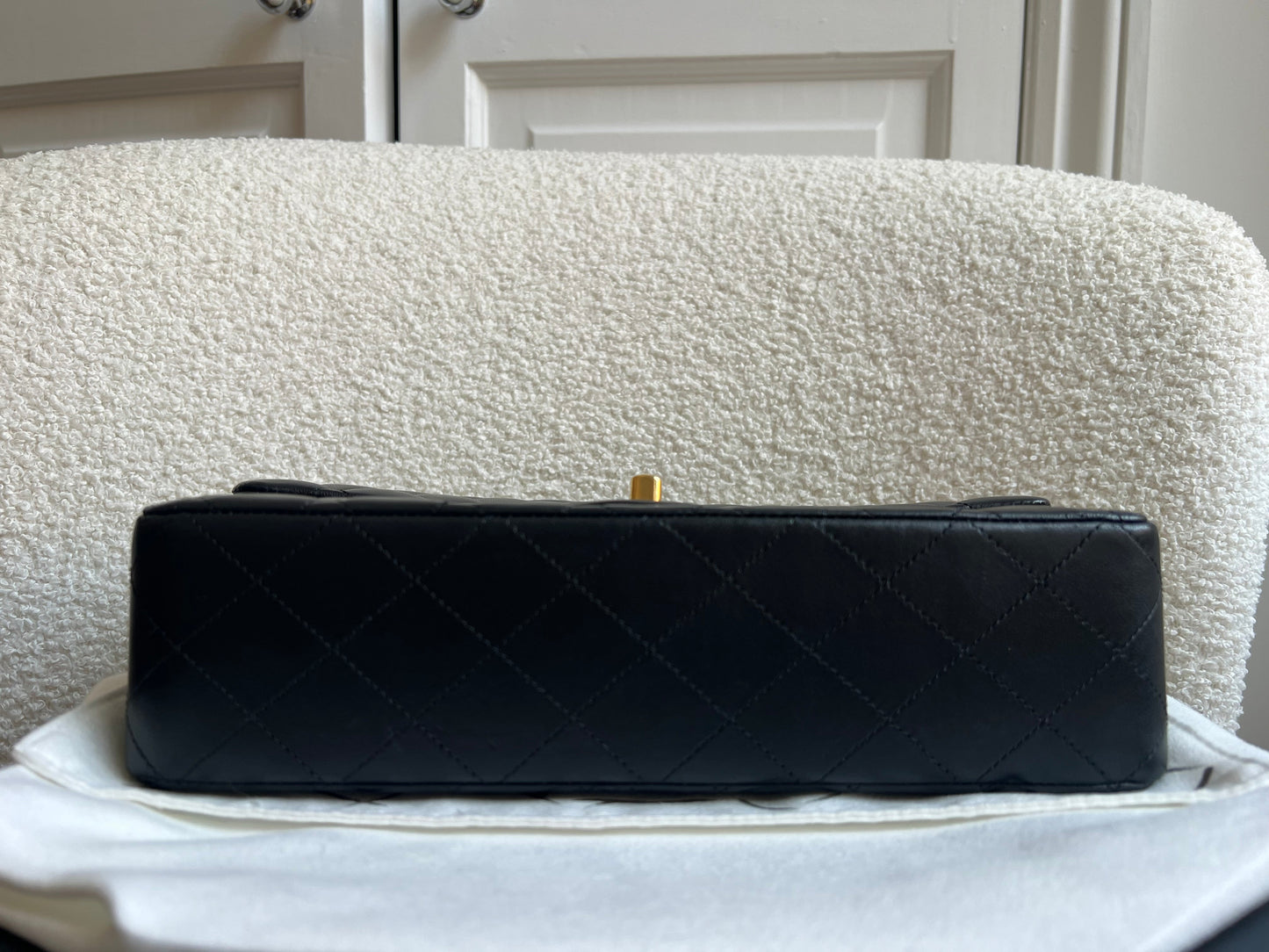 Chanel Medium Classic Flap in Black Lambskin Gold hardware (RRP £9090)