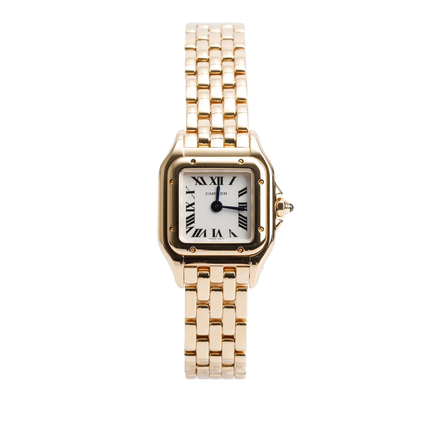 Cartier 2023 18k Yellow Gold Panthere de Cartier Watch, Mini Model 4102 w/ Box & Papers