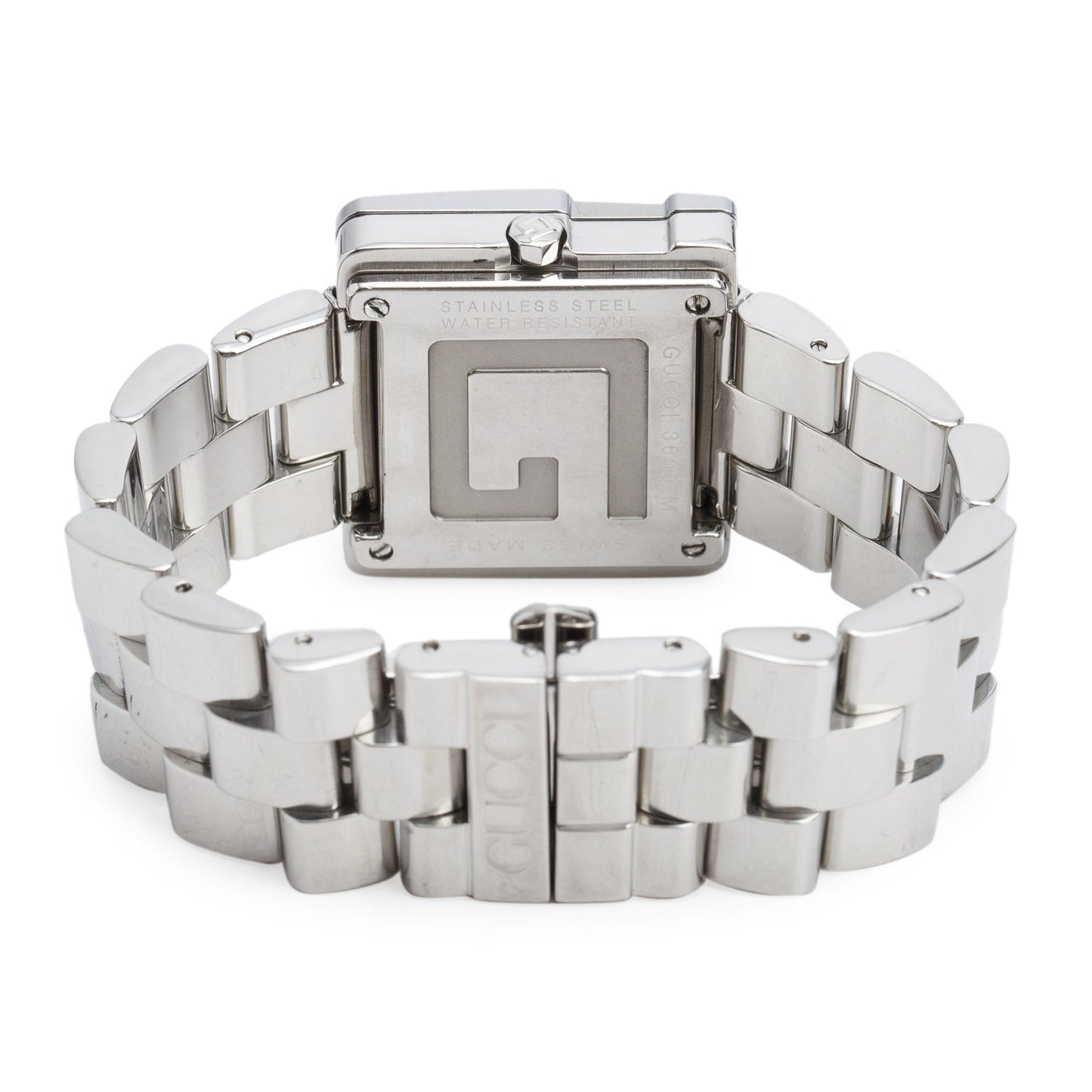 Gucci Stainless Steel 3600 G-Series Watch Black Dial