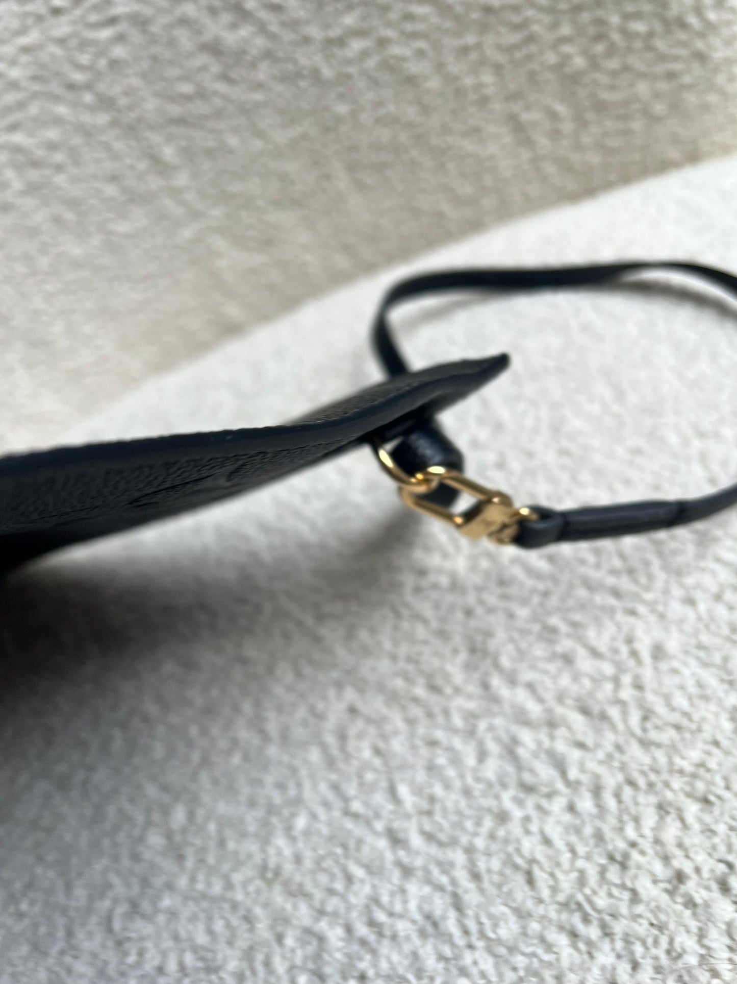 Louis Vuitton Pouch (from Neverfull) Black Empreinte