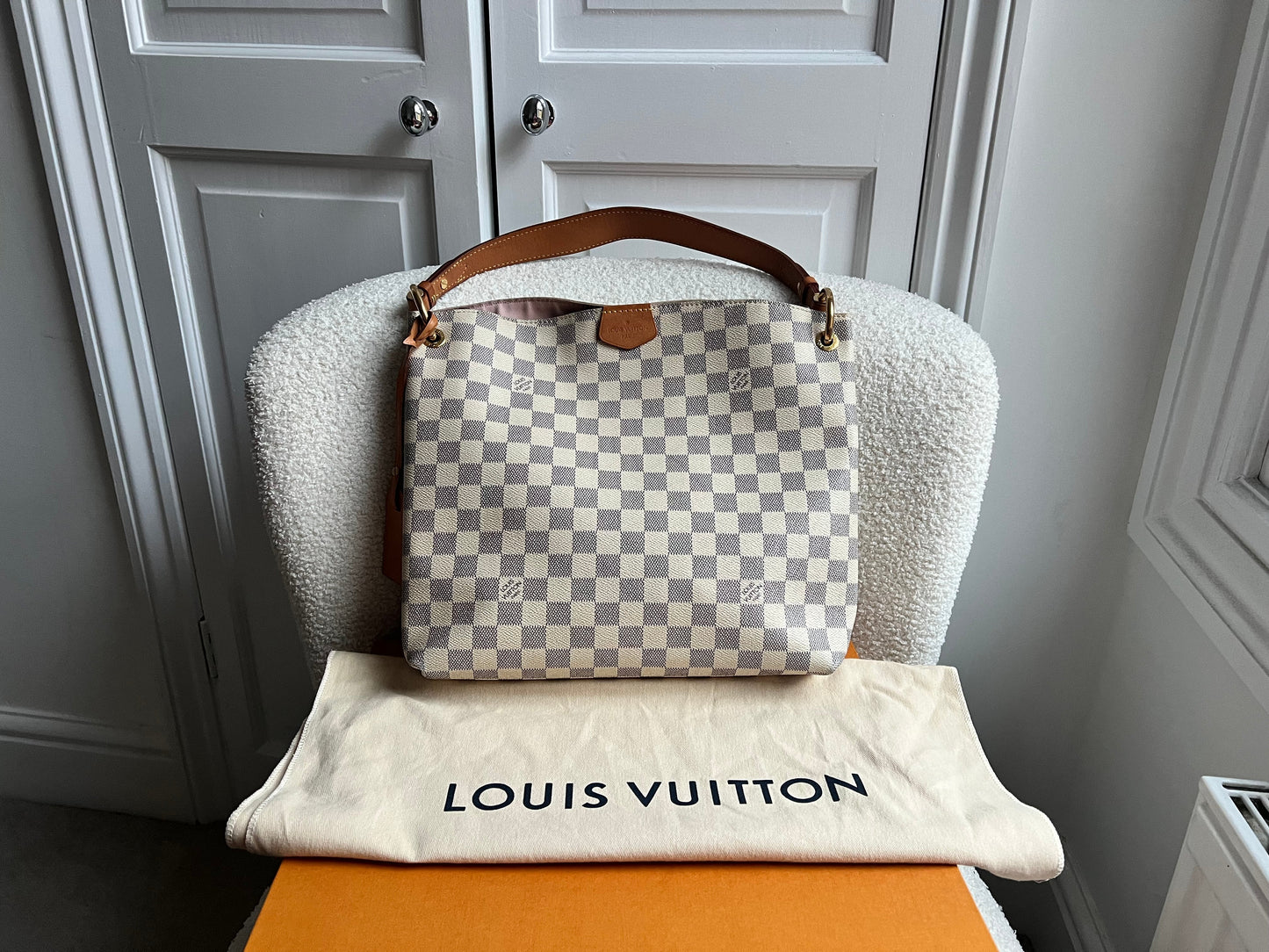 Louis Vuitton Graceful PM Damier Azur (RRP £1,360)
