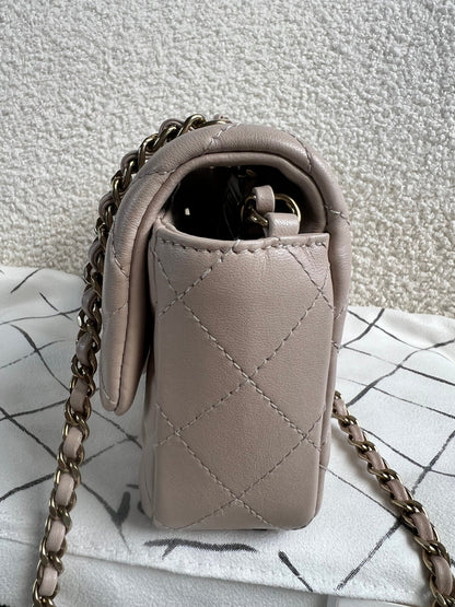 Chanel Mini Rectangular Classic Flap in Lambskin (RRP £4,390)