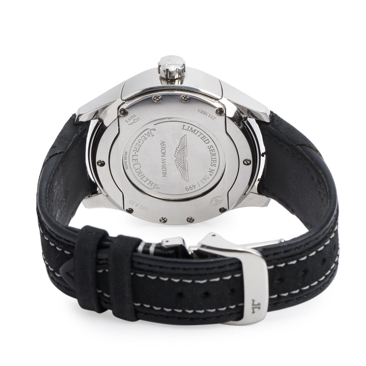 Jaeger LeCoultre AMVOX2 Stainless Steel Limited Edition Aston Martin 44 MM Automatic Chronograph DBS Watch w/ Box & Papers