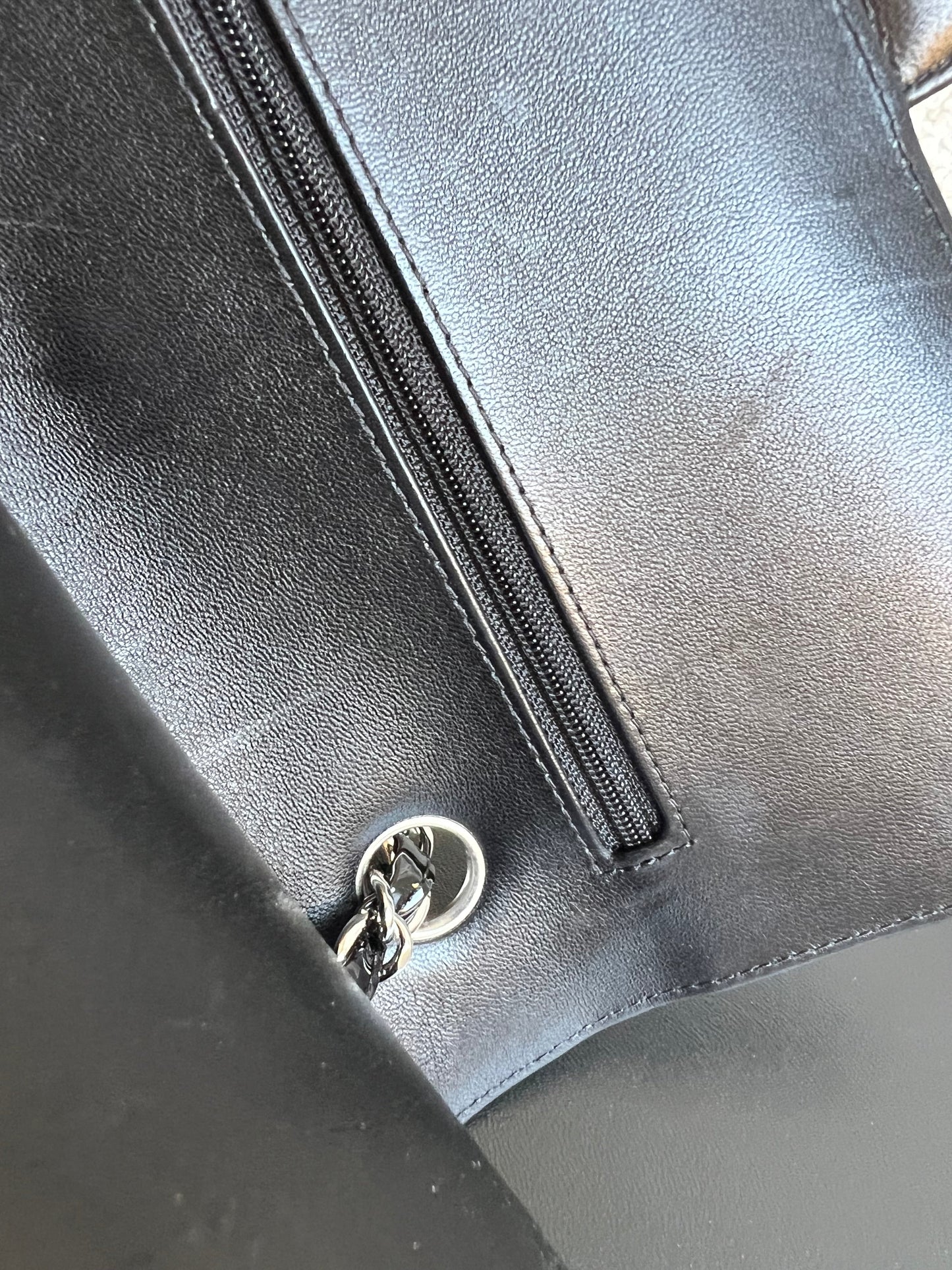 Chanel Medium Classic Flap in Black Patent Leather