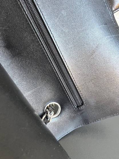 Chanel Medium Classic Flap in Black Patent Leather