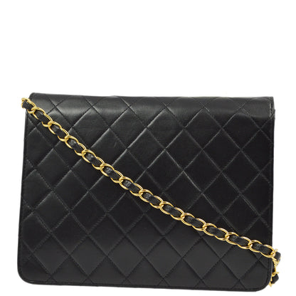 Chanel Flap Small Lambskin Black Shoulder Bag Style