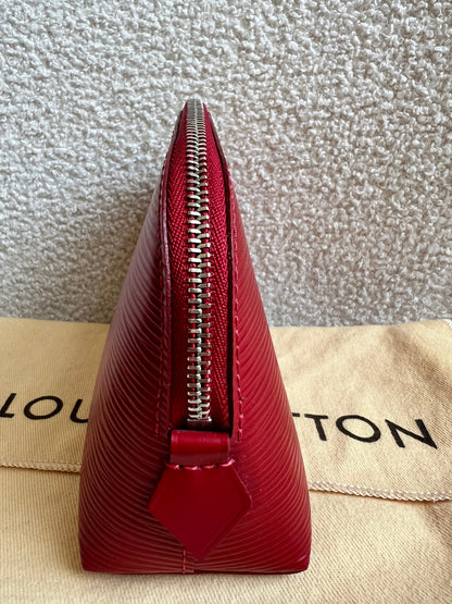 Louis Vuitton Cosmetic Pouch PM Red Epi