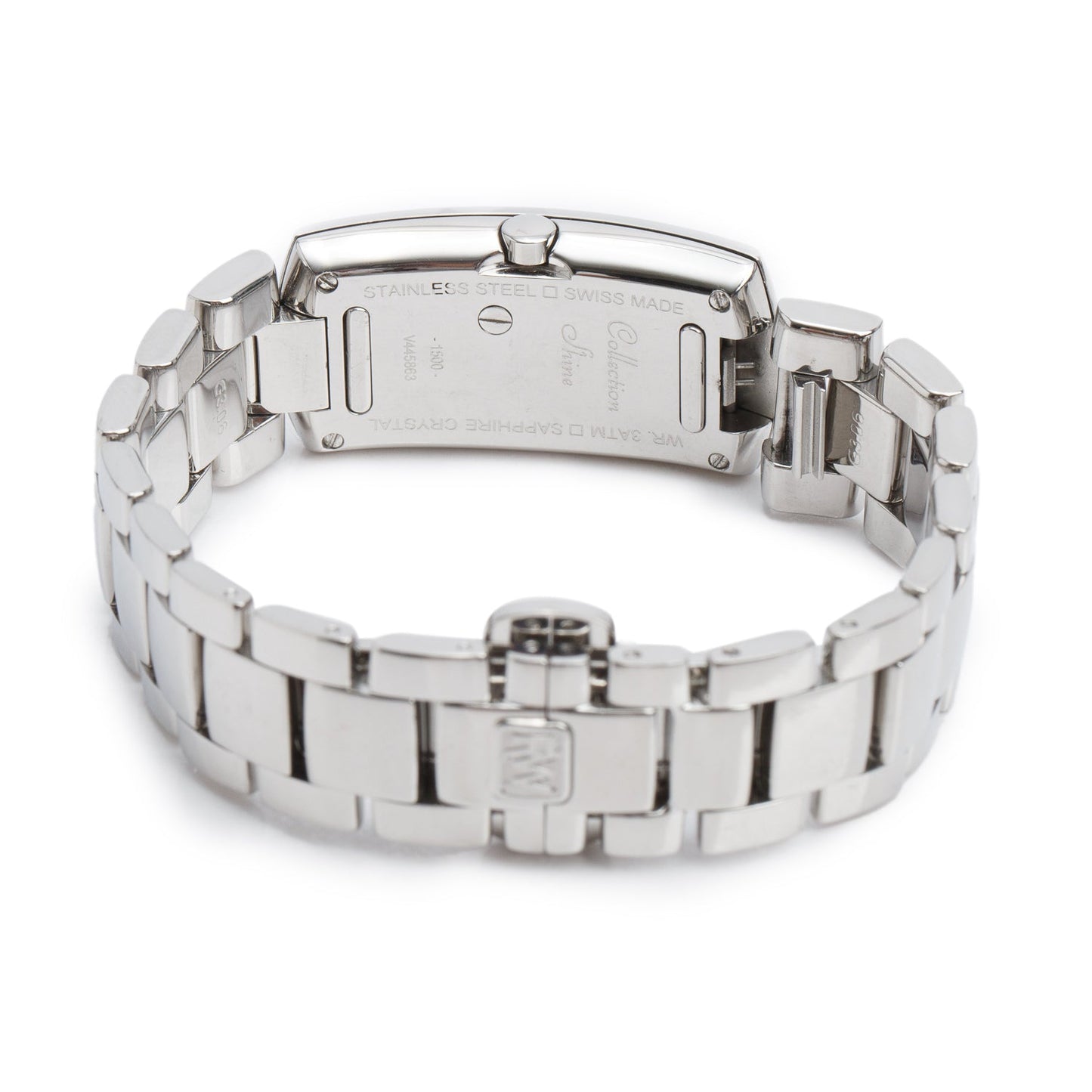 Raymond Weil Stainless Steel Diamond Bezel Shine Quartz Watch Silver Diamond Dial 1500