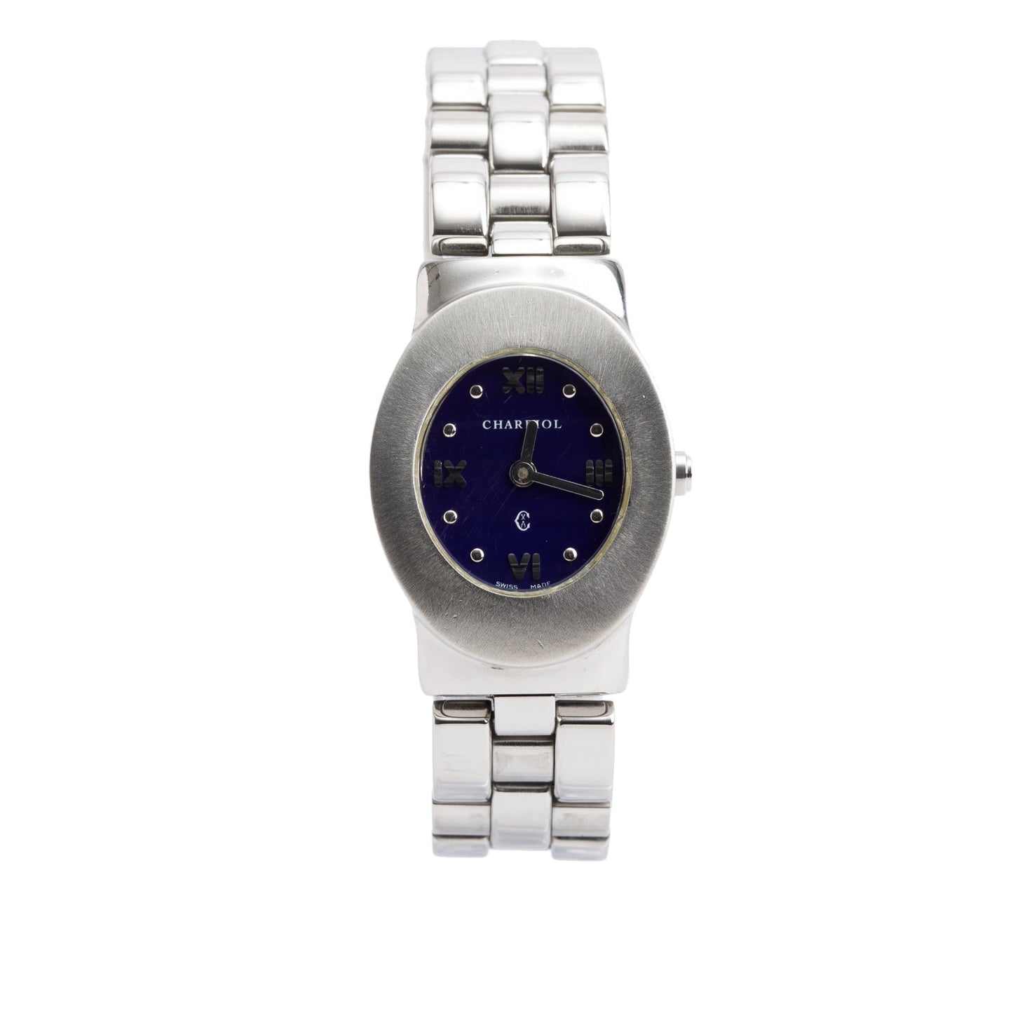 Charriol Stainless Steel 23 MM Azuro Watch Blue Dial