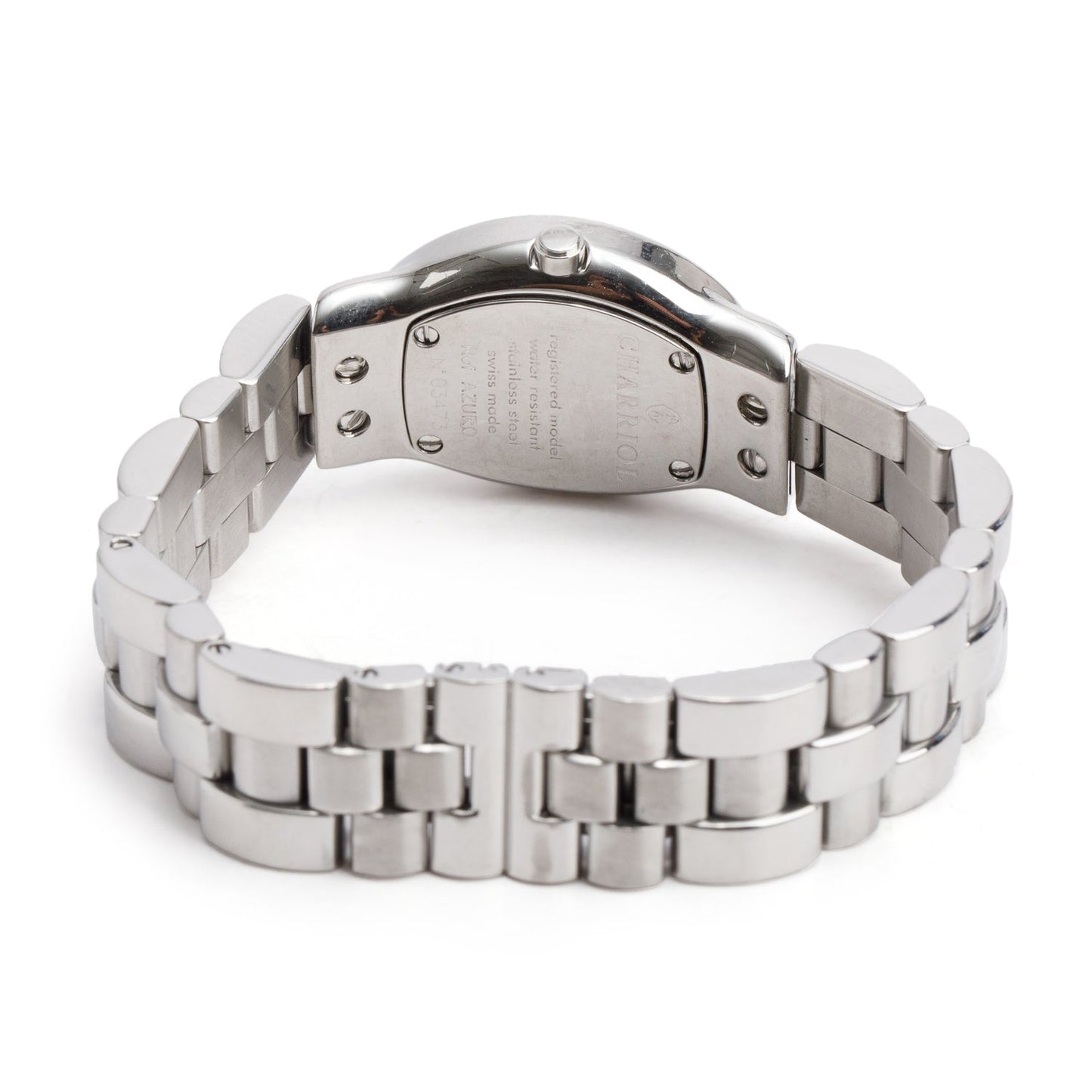 Charriol Stainless Steel 23 MM Azuro Watch Blue Dial