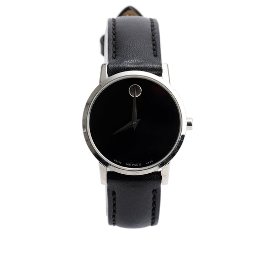Movado Stainless Steel Museum 28 MM Quartz Watch