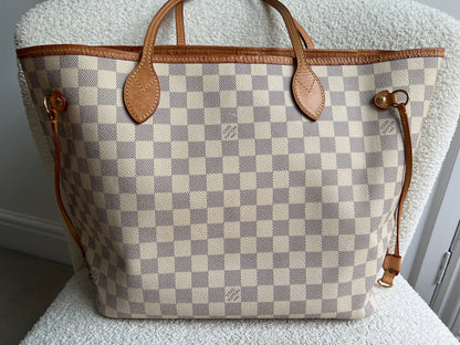 Louis Vuitton Neverfull MM Monogram Damier Azur (RRP £1,470)