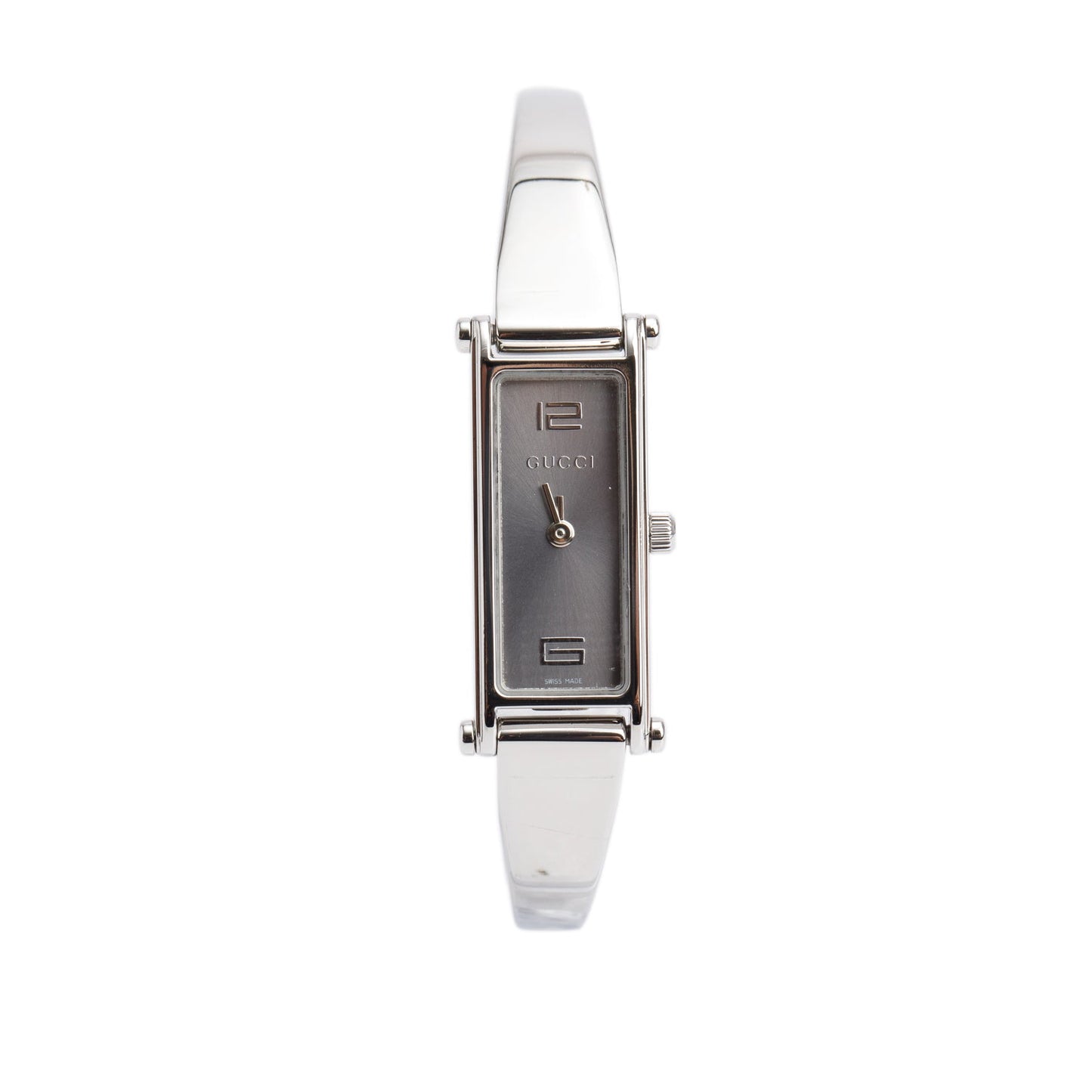 Gucci Stainless Steel 1500 Series Quartz Watch Silver Dial