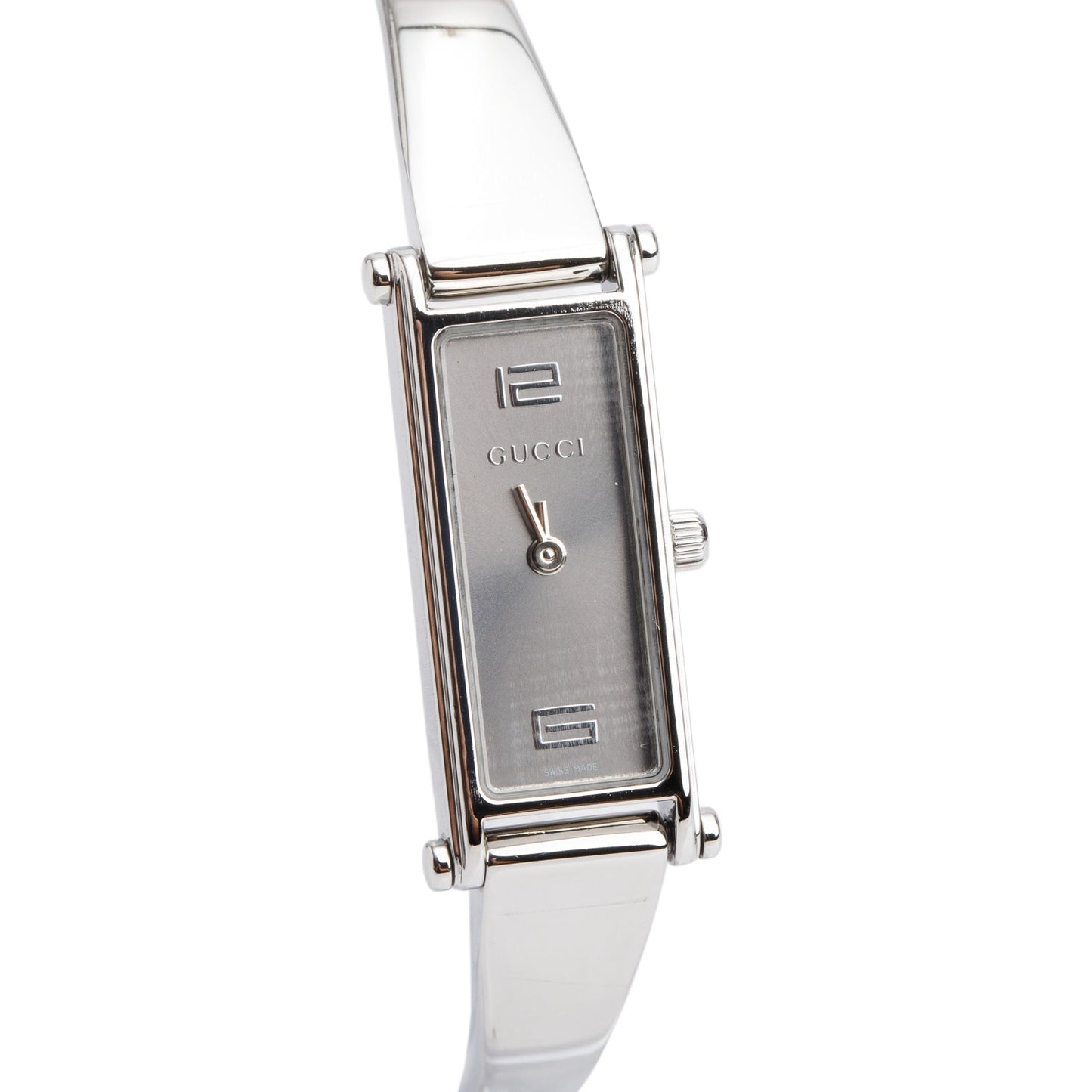 Gucci Stainless Steel 1500 Series Quartz Watch Silver Dial