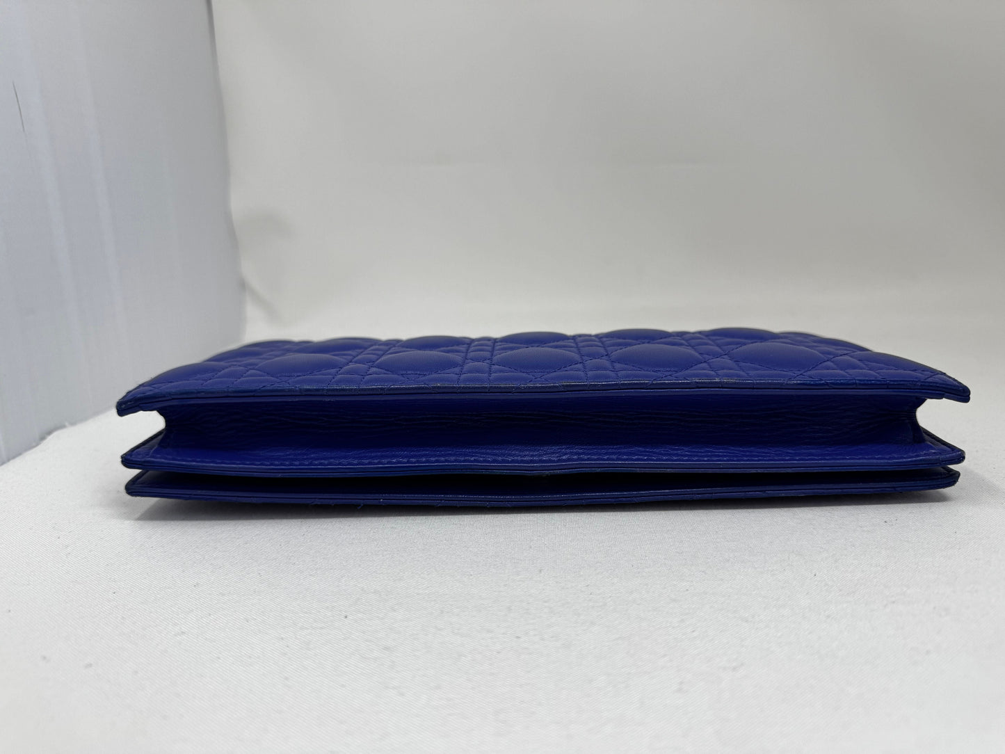 Dior Cannage Blue Shoulder Bag