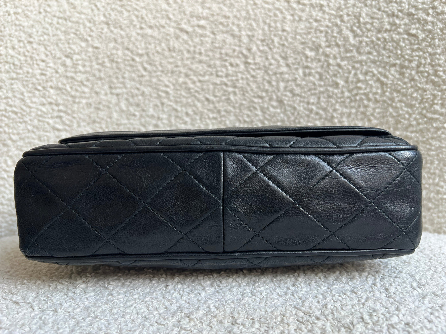 Chanel Vintage Black Lambskin Camera Bag with 24k Gold Hardware