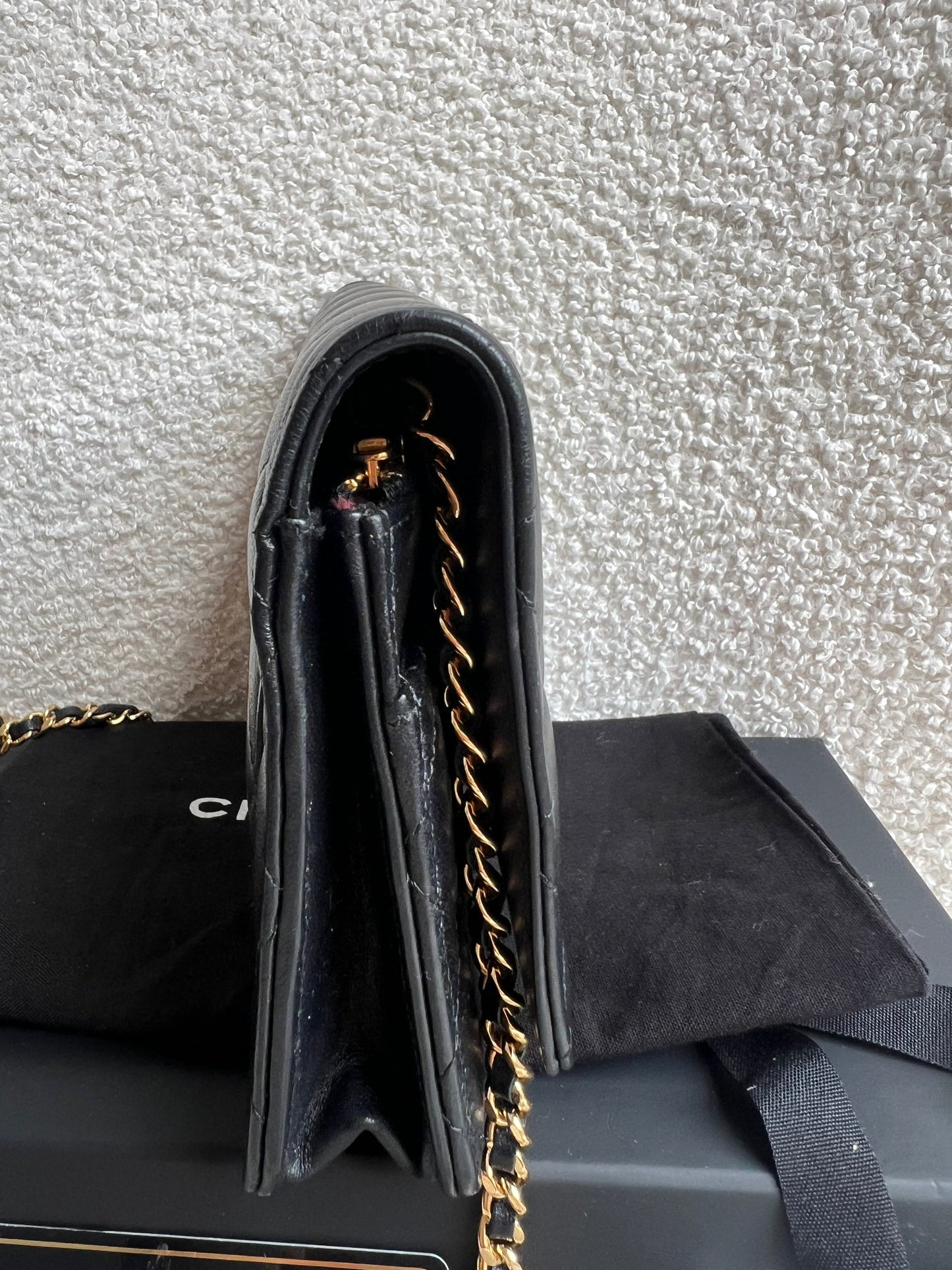 Chanel Wallet on Chain in Black Lambskin Gold Hardware (RRP £2,930)
